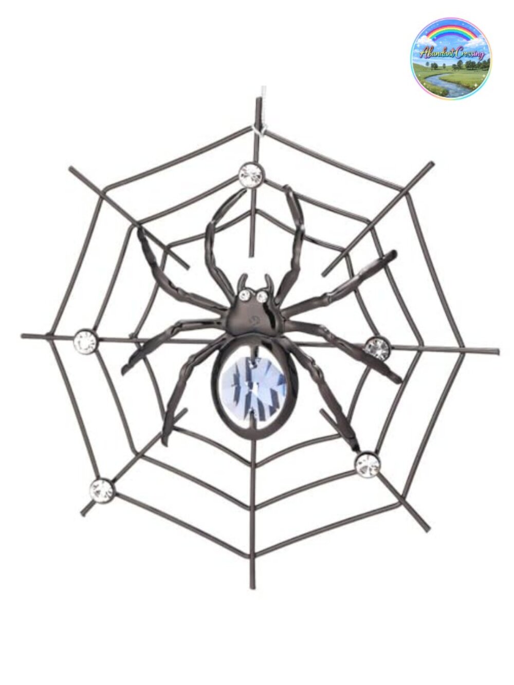 Matashi Crystal Spider Christmas Ornament Hanging Home Decor